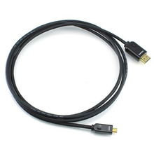 綠聯10143 Micro HDMI轉HDMI數字高清線 3米黑色家電配件的實用之選